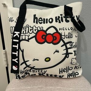 Hello Kitty Red and Black Graphic Tote